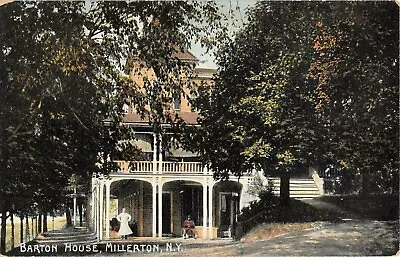 C.1910 Barton House Millerton NY Post Card Dutchess County • $10