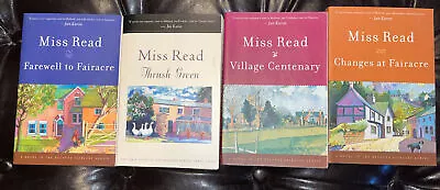 3 Beloved Fairacre Series & 1 Beloved Thrush Green Series By Miss Read • $15