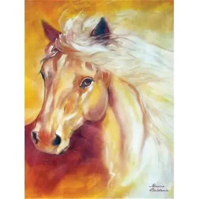 Marcia Baldwin 21057 GOLDEN SOLITUDE 6x8 Canvas Horse Wall Art In Gift Box • $22.50