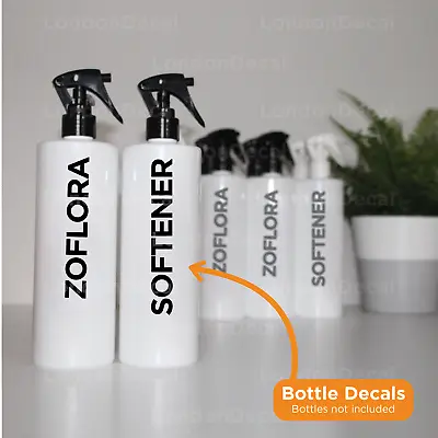 ZOFLORA AND SOFTENER - Mrs Hinch Inspired Spray Bottle Decals (Type 4) • £2.99