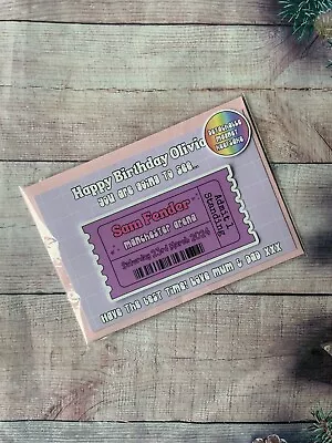 Concert Ticket Gift Personalised Gift Voucher 30th Birthday Gift Concert Voucher • £4.25