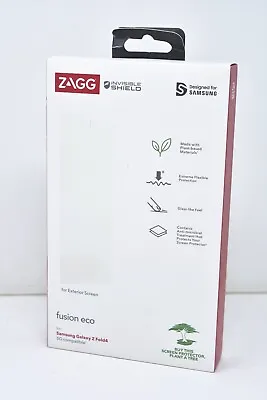 (2 Pack) Zagg InvisibleShield Fusion Eco Screen Protector Samsung Galaxy Z Fold4 • $7.99
