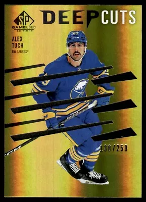 2023-24 UD SP Game Used Deep Cuts Alex Tuch 138/250 Buffalo Sabres #DC-21 • $3.50