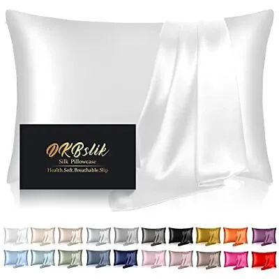 Silk Pillowcase For Hair & SkinMulberry Silk Pillow Cases Standard SzAnti Acne • $12.35