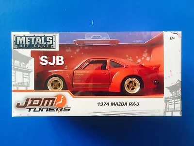 2019 JADA JDM TUNERS RED 1974 MAZDA RX-3 ROTARY CUSTOM SPORTS COUPE - New In Box • $65