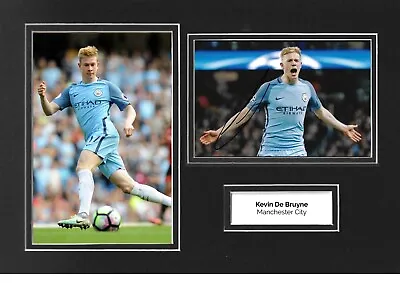 Kevin De Bruyne Signed 12x8 Photo Display Manchester City Autograph Memorabilia • £129.99