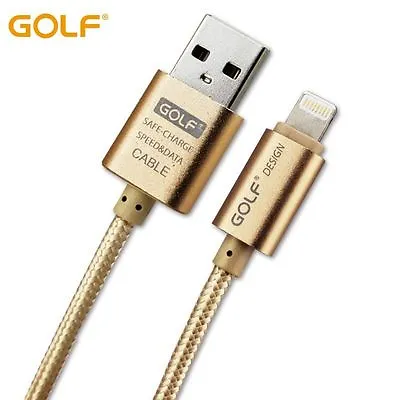 Gold Original 8 Pin USB Charger Cable For IPhone 12 12 7 6S Plus X XS 5S 5 IPad • $10.81