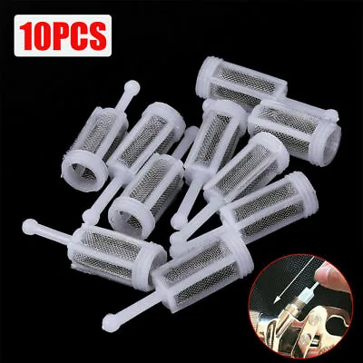 10x Accessory Disposable Gravity Feed Filter-Paint Spray Gun Mesh Strainers Tool • $4.94