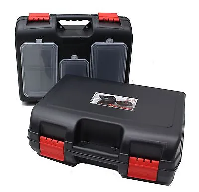 £14.40 • Buy NEW Plastic Power Tool Storage Case Box With Or Without Parts Organiser - Choice
