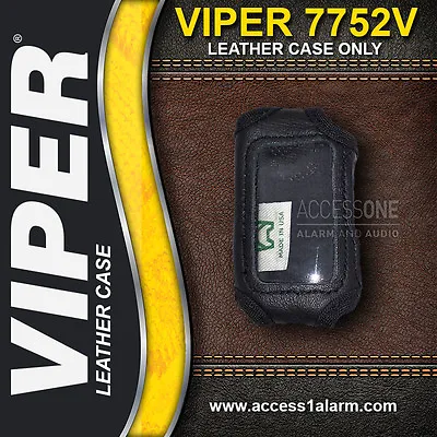 Viper 7752V Or Python 7752P HIGH QUALITY LEATHER Remote Control Cover 5901 • $19.99