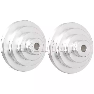 2x Aluminum Pagoda Pulley 4 Step A Type 16mm Bore 41-130mm OD For V Belt • $34.86