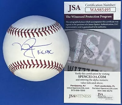 Mark McGwire Signed Autographed MLB Baseball W/ “Big Mac” Inscription & JSA COA • $200