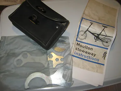 Moulton  Stowaway  Original 1965  Pouch  With Tools Rare Items-will Send Abroad. • $109.52