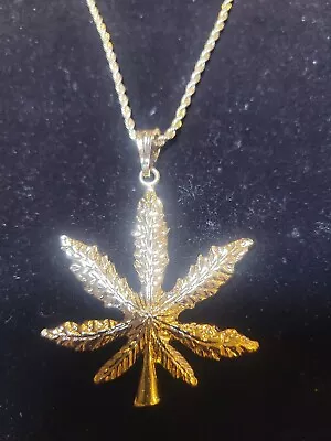 Marijuana Leaf Necklace  • $34.99