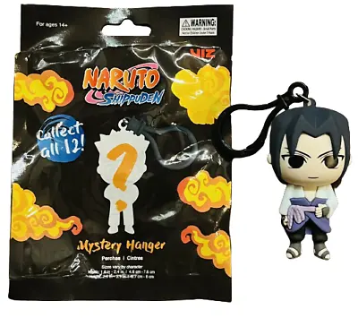 Naruto Shippuden Figural Bag Clip Sasuke Uchiha Mystery Bag Clip • $17.99