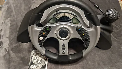 Madcatz MC2 Original Xbox Racing Wheel Gearshift And Pedals TESTED WORKS • $34.99