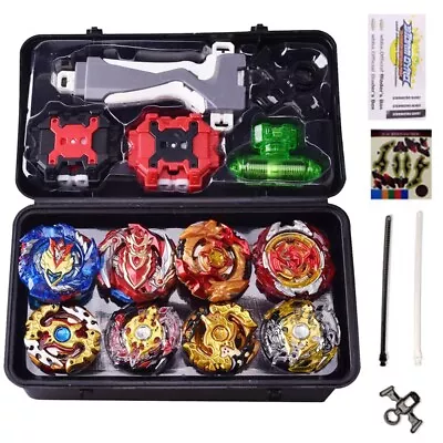 Bayblade Beyblade Burst Set With Launcher Box Fight Battle Toys Kids Gift • $47.99