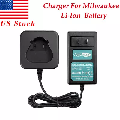 12V Li-ion Battery Charger For Milwaukee M12 48-11-2401 48-11-2420 2207-20 C12T • $10.91