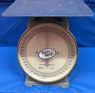 Accu-Weigh To Be Sure 50 Lb X 2 Oz Industrial Scale Custom Made In Japan • $65