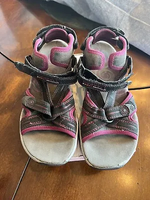 Merrell Vibram Black & Purple Kiva Sandal Women Shoes Size US 7 • $50