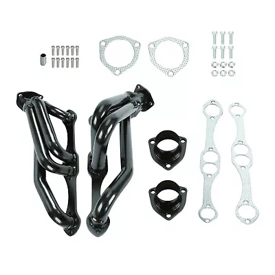 1xBlack Engine Swap SS Headers For Small Block Chevy Blazer S10 S15 2WD 350 V8oY • $153.99