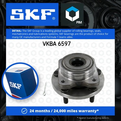 $172.58 • Buy Wheel Bearing Kit Fits CHRYSLER VOYAGER Mk3 2.8D Front 04 To 08 ENR SKF 4641517