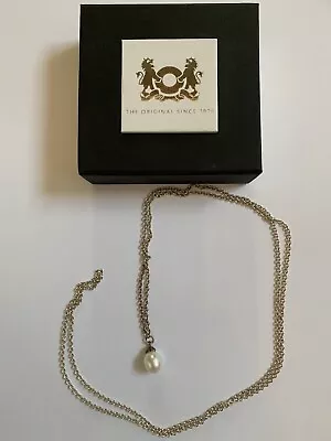 Genuine Trollbeads Silver Pearl Fantasy Necklace Polished New With Box Easter Gi • $160.55