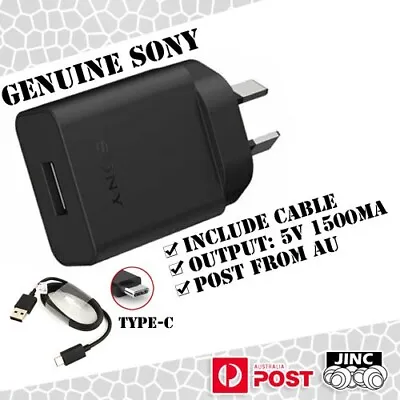 100% Genuine Original SONY XPERIA XZ1 XZ2 X COMPACT XZ PREMIUM AC WALL CHARGER • $38.50