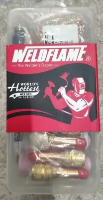 Weldflame 38pcs TIG Torch Tungsten Electrode Kit For Miller Weldcraft 17 18 26  • $29.99