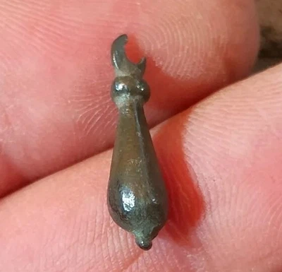 Roman - Medieval Pendant Metal Detecting Find (253) • £4