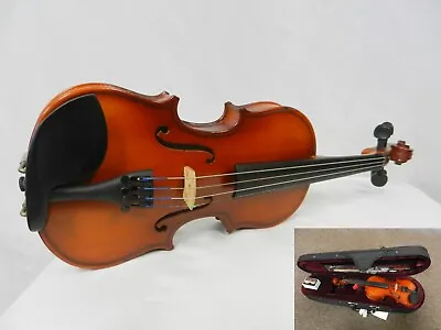 $99 • Buy John Wu Workshop -Classical Strings VN070-1/10 Size Student Violin Outfit - USED
