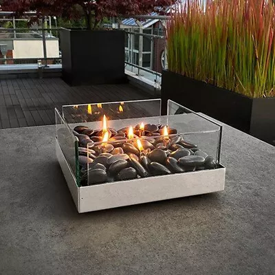 Luxury Table Top Fire Pit Square - Indoor / Outdoor • £199.99