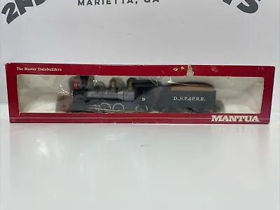 HO Scale Mantua 346-097 DSP & P 4-6-0 Rogers 9 Steam Engine And Tender OB • $107.99