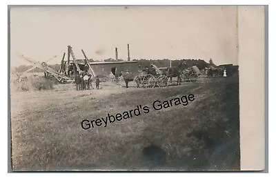 RPPC Steam Shovel Digger Dredging Canal? GILMAN IL Real Photo Postcard • $19.99