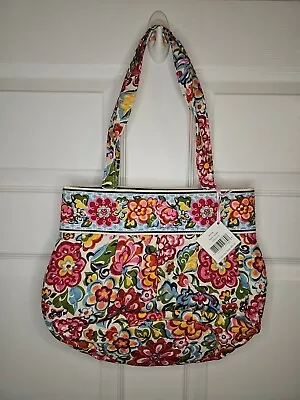 NWT Vera Bradley Purse Floral Print Hope Garden Morgan Purse Handbag Medium Size • $27.87