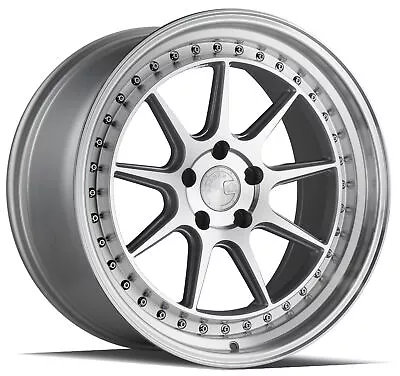 19x9.5 Aodhan DS-X  5x114.3 +15 Flow Forged Machined Silver Wheels (Set Of 4) • $1007.10