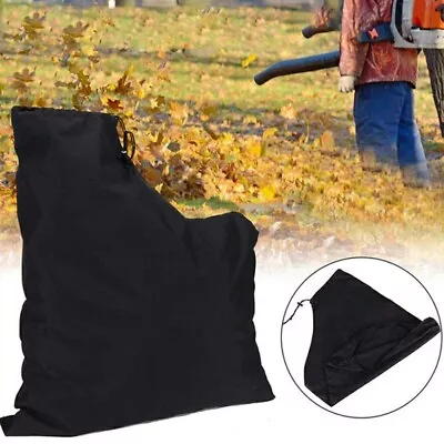 Garden Leaf Blower Bag Shredder Collection Sack Vacuum Storage Replacement Black • £5.28