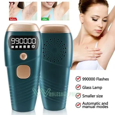 $13.99 • Buy IPL Hair Removal Laser Permanent Body Epilator Painless Device 990000 Flashes