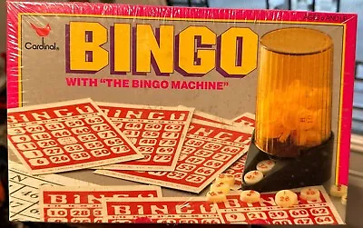 Vintage BINGO Game  WITH THE  BINGO MACHINE   Cardinal No 1060 NIB Sealed • $23.09