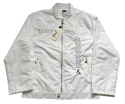 BNWT Vintage Dolce & Gabanna Lightweight White Jacket - Size XXL 50” Chest • £25