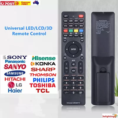 Universal TV Remote Control LCD/LED For Sony/Samsung/Panasonic/LG/TCL AU • $10.45