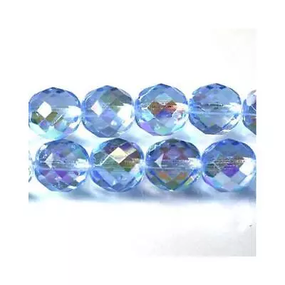 8mm Czech Alexandrite AB Firepolish Faceted Glass Beads (25) • $5.39