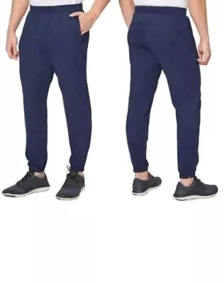 Mondetta  Men's Outdoor Project Blue Performance Fabric Jogger Navy  Large • $24.99