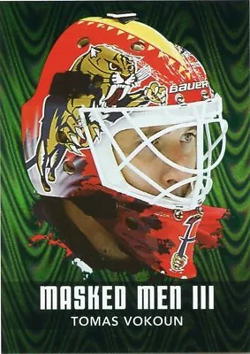 10/11 Between The Pipes Masked Men Iii Mask #mm-49 Tomas Vokoun Panthers *43814 • $2.99