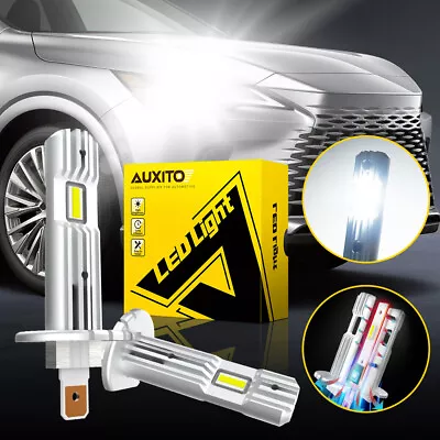 2x AUXITO H1 LED Headlight Bulbs Conversion Kit High Low Beam 6500K Super White • $22.79