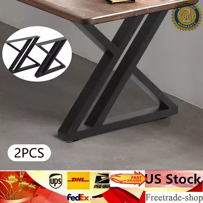 Set Of 2 16  Metal Table Legs Heavy Duty Dining Coffee Table Legs Steel Desk Leg • $61