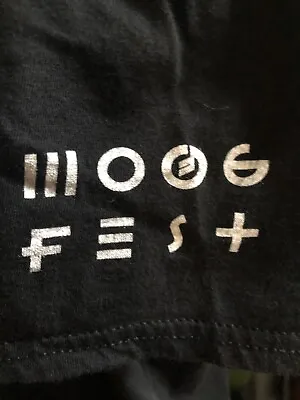 Moogfest The Fruit Black Med T Shirt Durham NC Robert Music And Technology￼ • $14.98