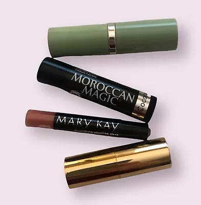 Lipstick Tint Gloss Bundle: Mary Kay Clinique Bare Minerals Moroccan Magic Balm • $14.99