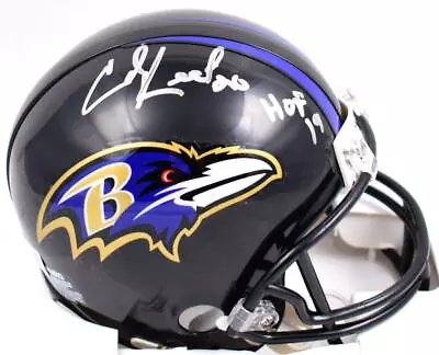 Ed Reed Autographed Baltimore Ravens Mini Helmet W/HOF - Beckett W Hologram  • $259