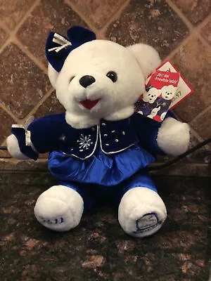 Dan Dee 2011 25th Anniversary Snowflake Mini Christmas Teddy Bear Plush Holiday • $22.31